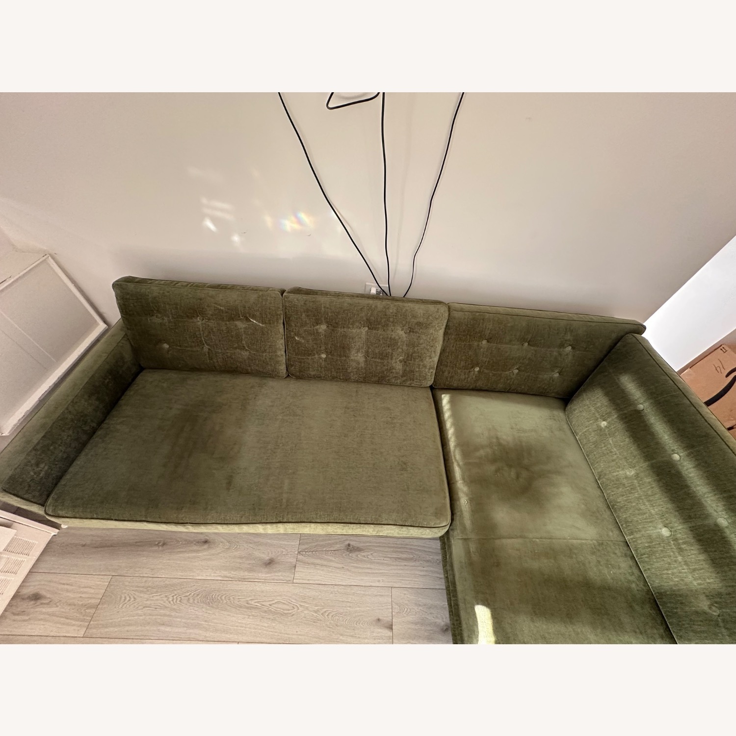 West Elm Drake Sofa w Chaise - image-5