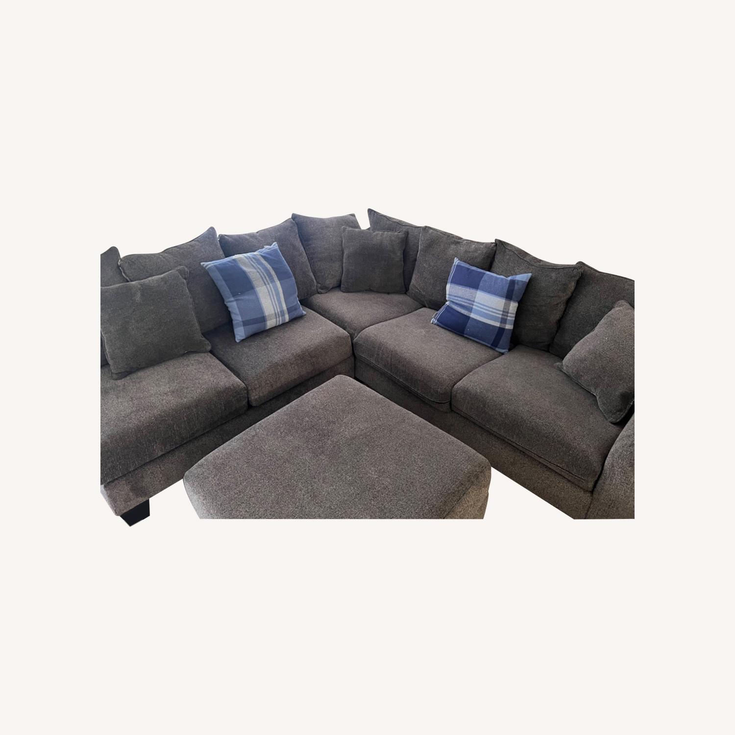 Sectional Sofa + Ottoman - image-0