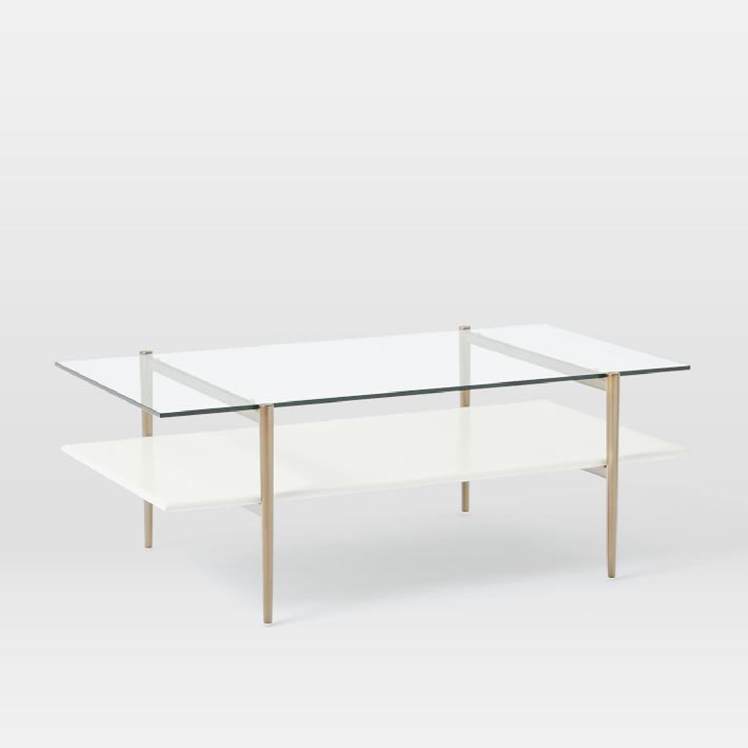 West Elm Art Display Coffee Table - AptDeco