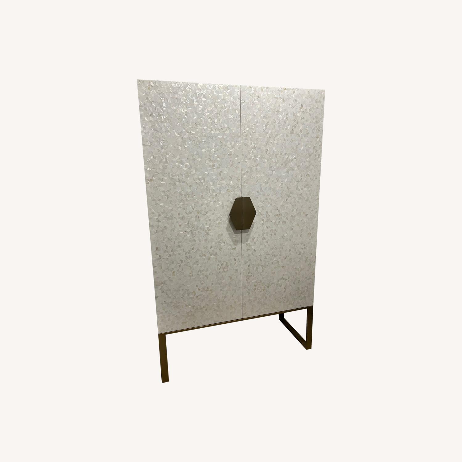 Opaline Bar Cabinet with Mother of Pearl Inlay - image-0