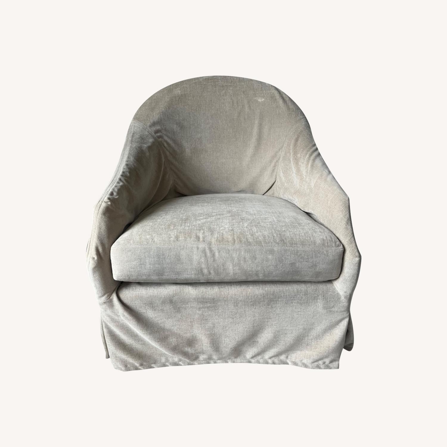 Restoration Hardware Swivel Glider Chair - image-0