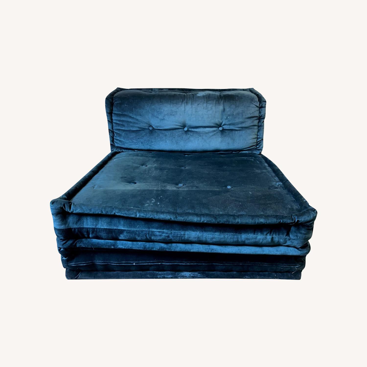 Roche Bobois Mah Jong Sofa Seat - Glenville Ocean - image-0