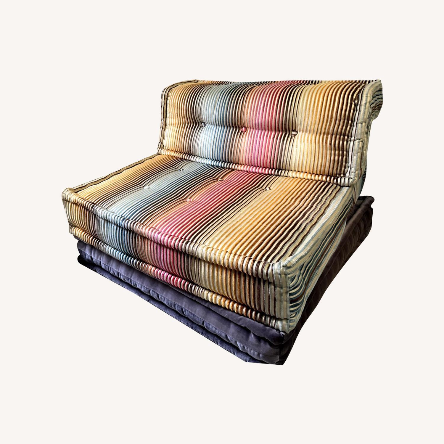 Roche Bobois Mah Jong Sofa Seat - Purple - image-0