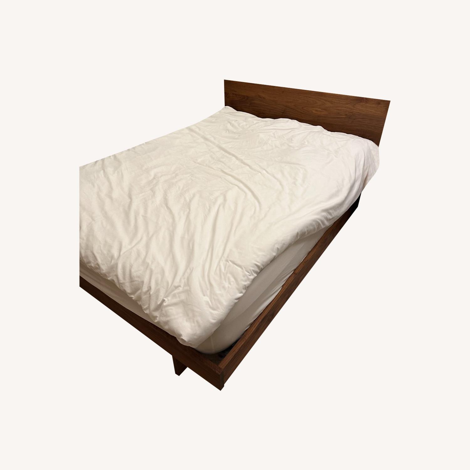 Room and Board Anton Queen Walnut Bed - image-0