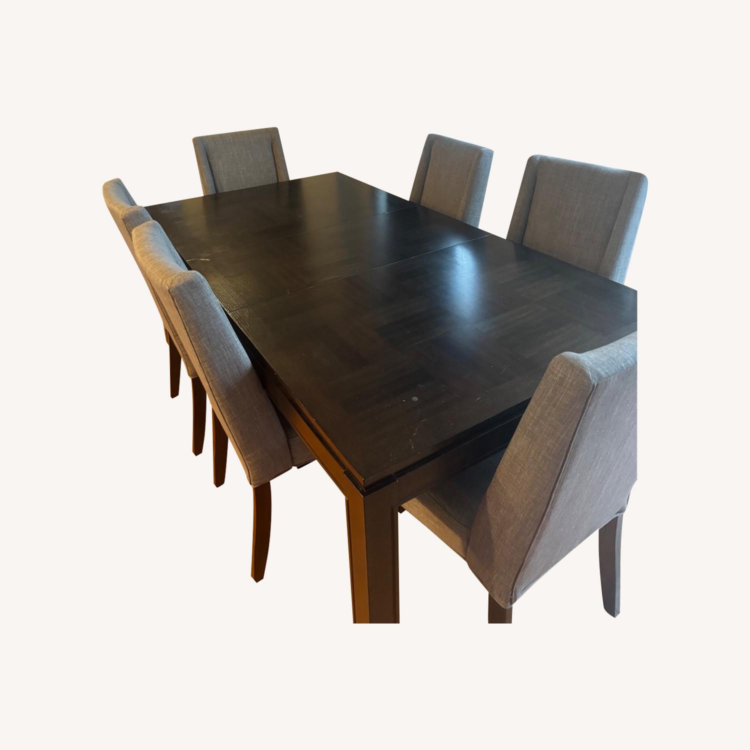Raymour & Flanigan 7 Piece Dining Table Set - image-0