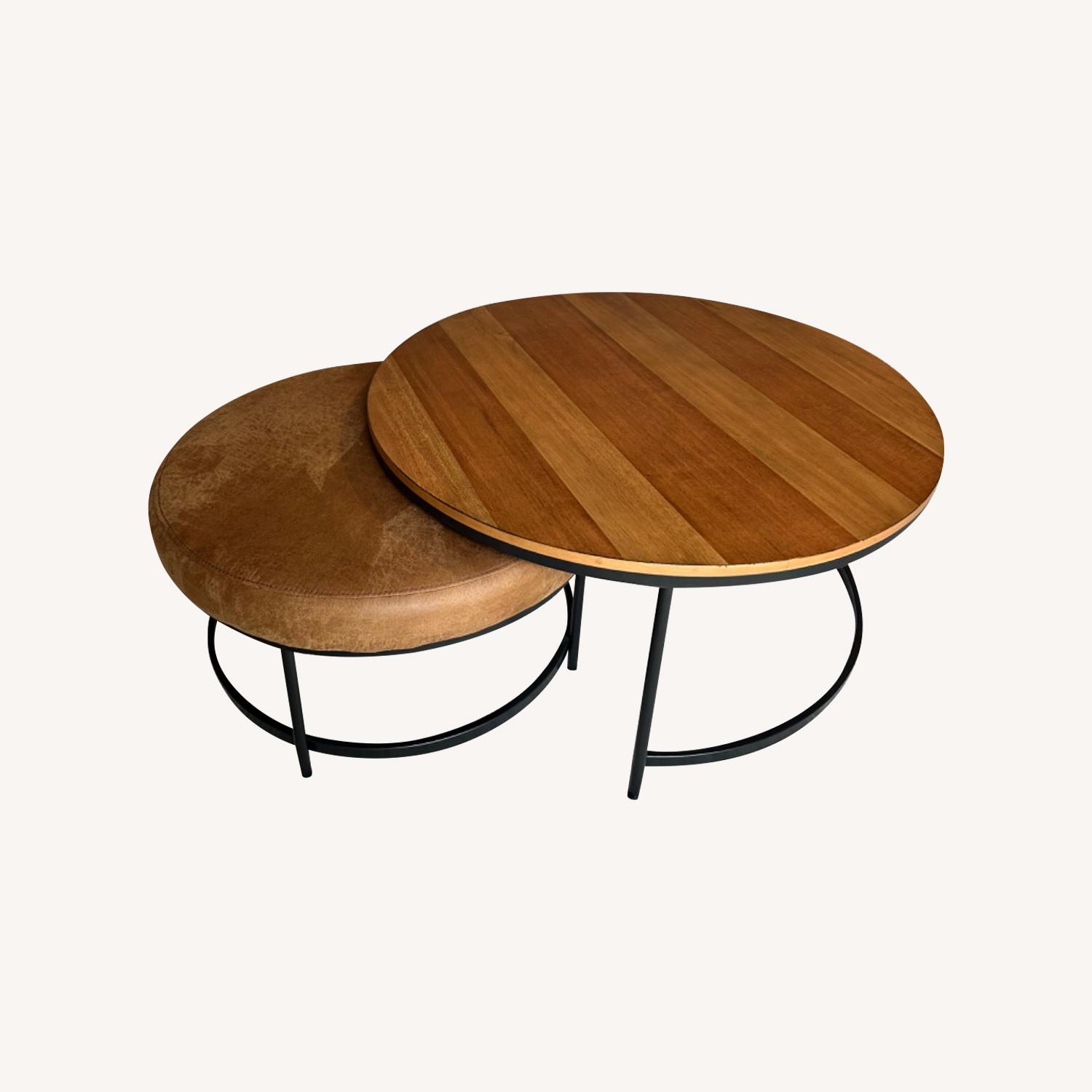Round Nesting Coffee Table - image-0