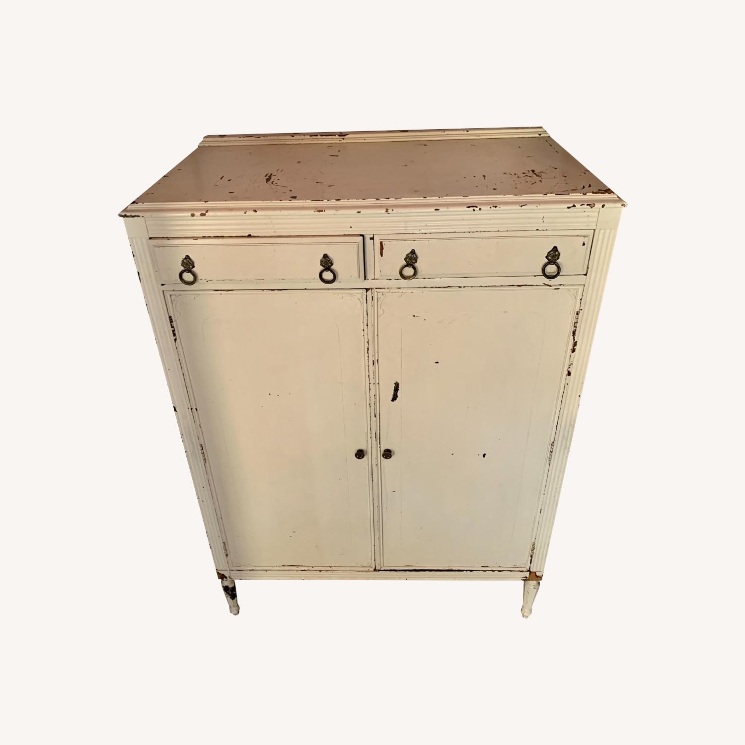 Vintage Storage Hutch With Drawers - image-0