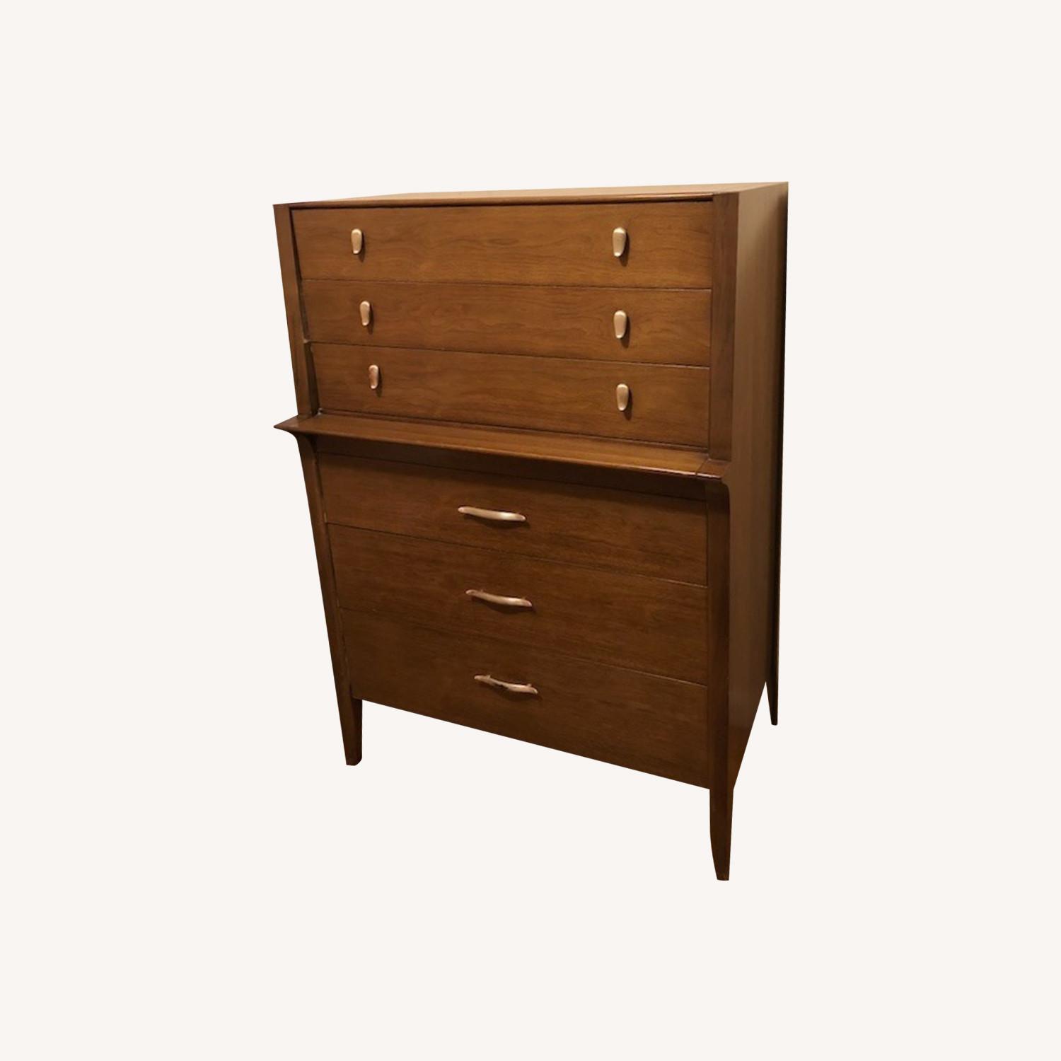 Mid-century Modern Tall Dresser - image-0