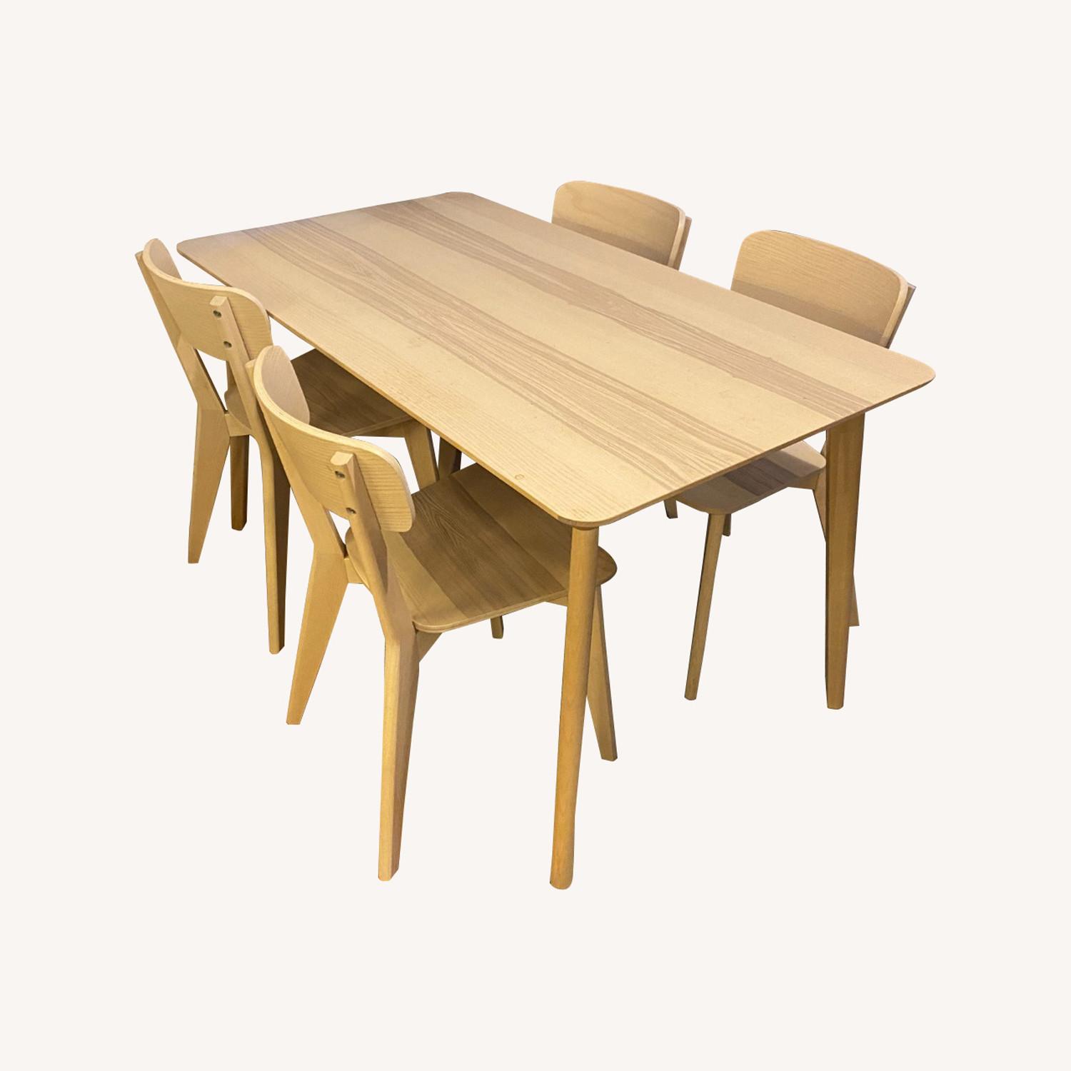 IKEA Lisabo Dining Table and Chairs - AptDeco