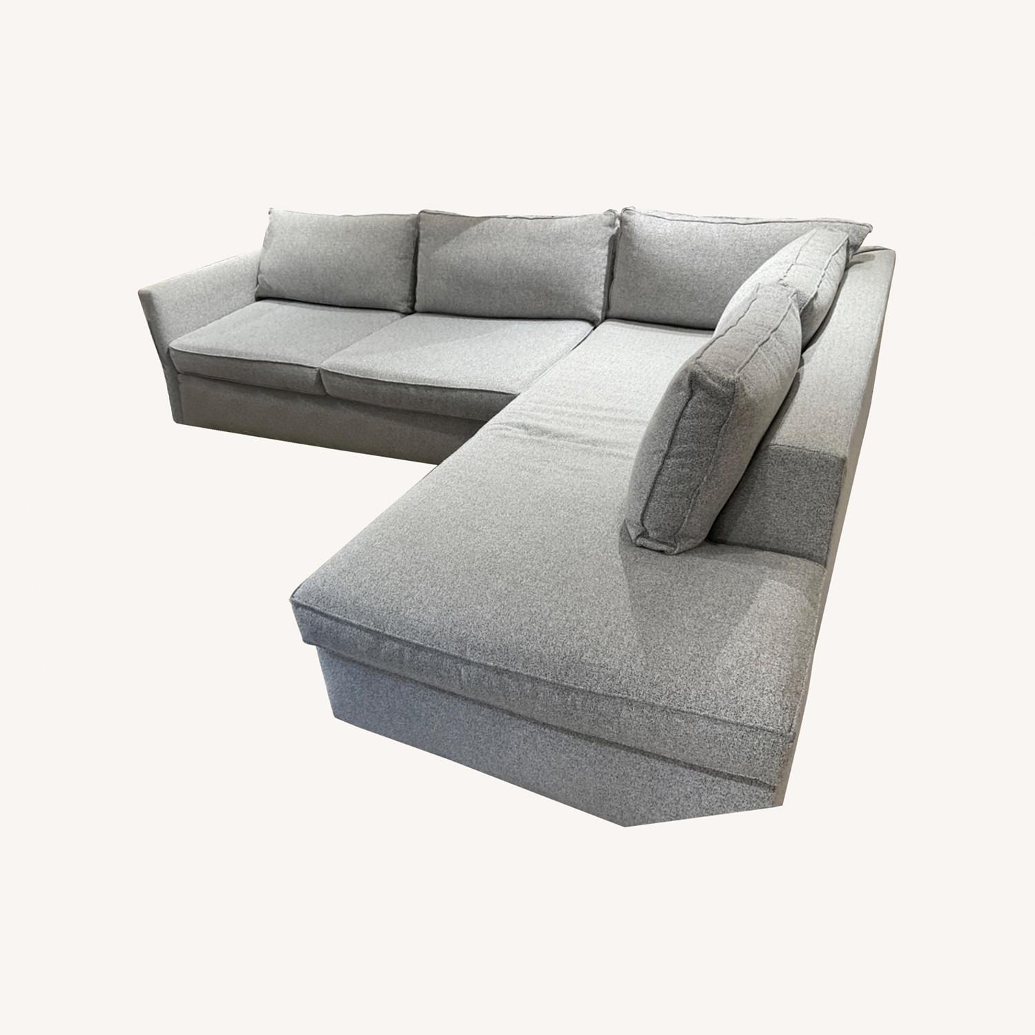 West Elm Harris Sleeper Sectional W Bumper Chaise - AptDeco