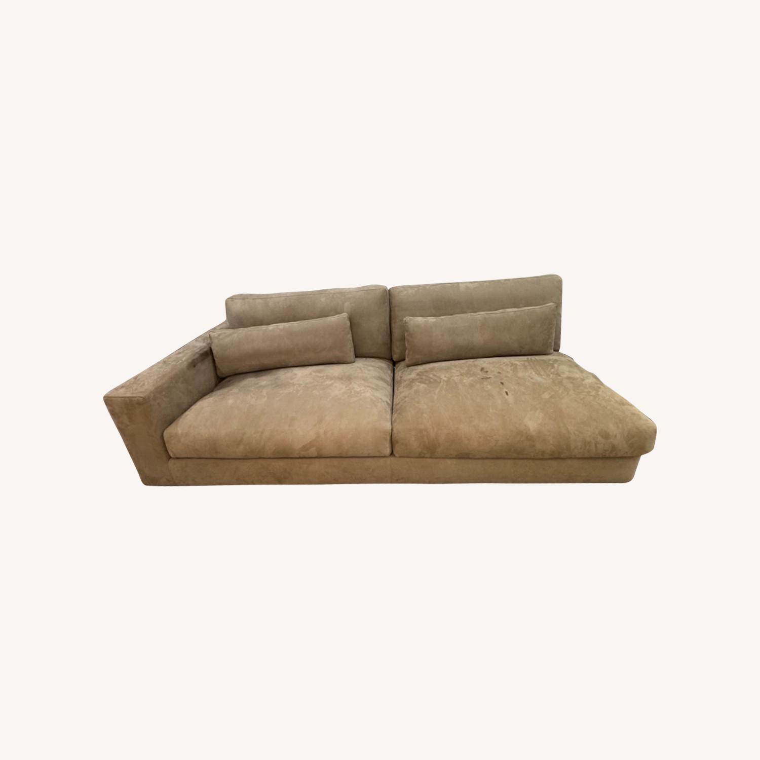 Restoration Hardware Lugano Luxe Left Arm Sofa - image-0
