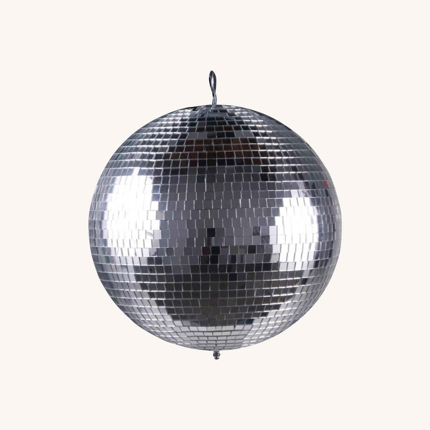 Glass Disco Mirror Ball with Chain - image-0