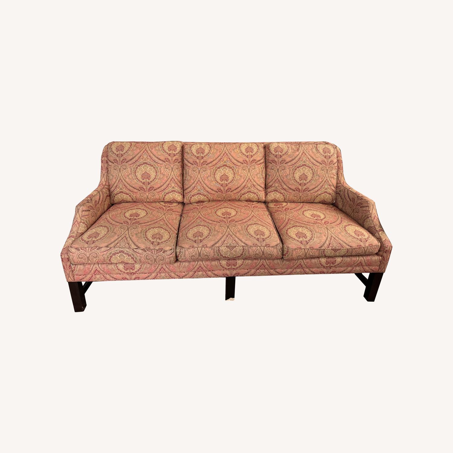 Hickory Chair Vintage Red Sofa - image-0