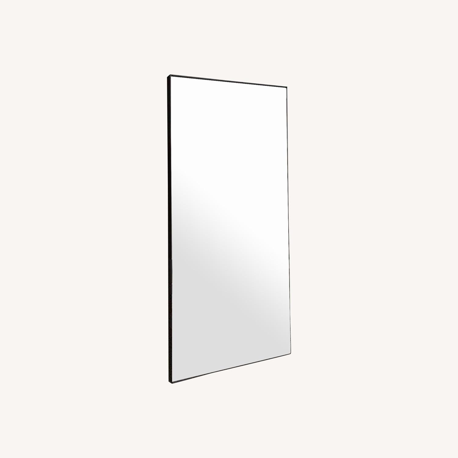Large Full Length Mirror with Black Border - image-0