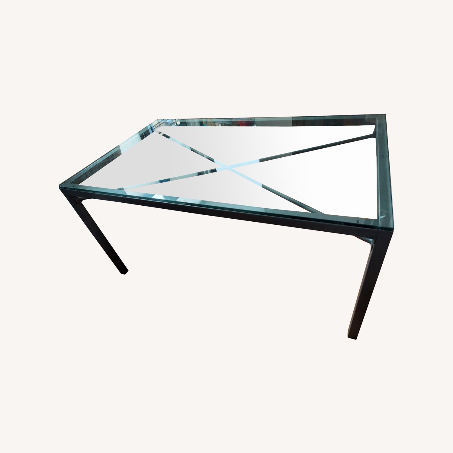 Crate and Barrel Classic Parsons Dining Table - image-0