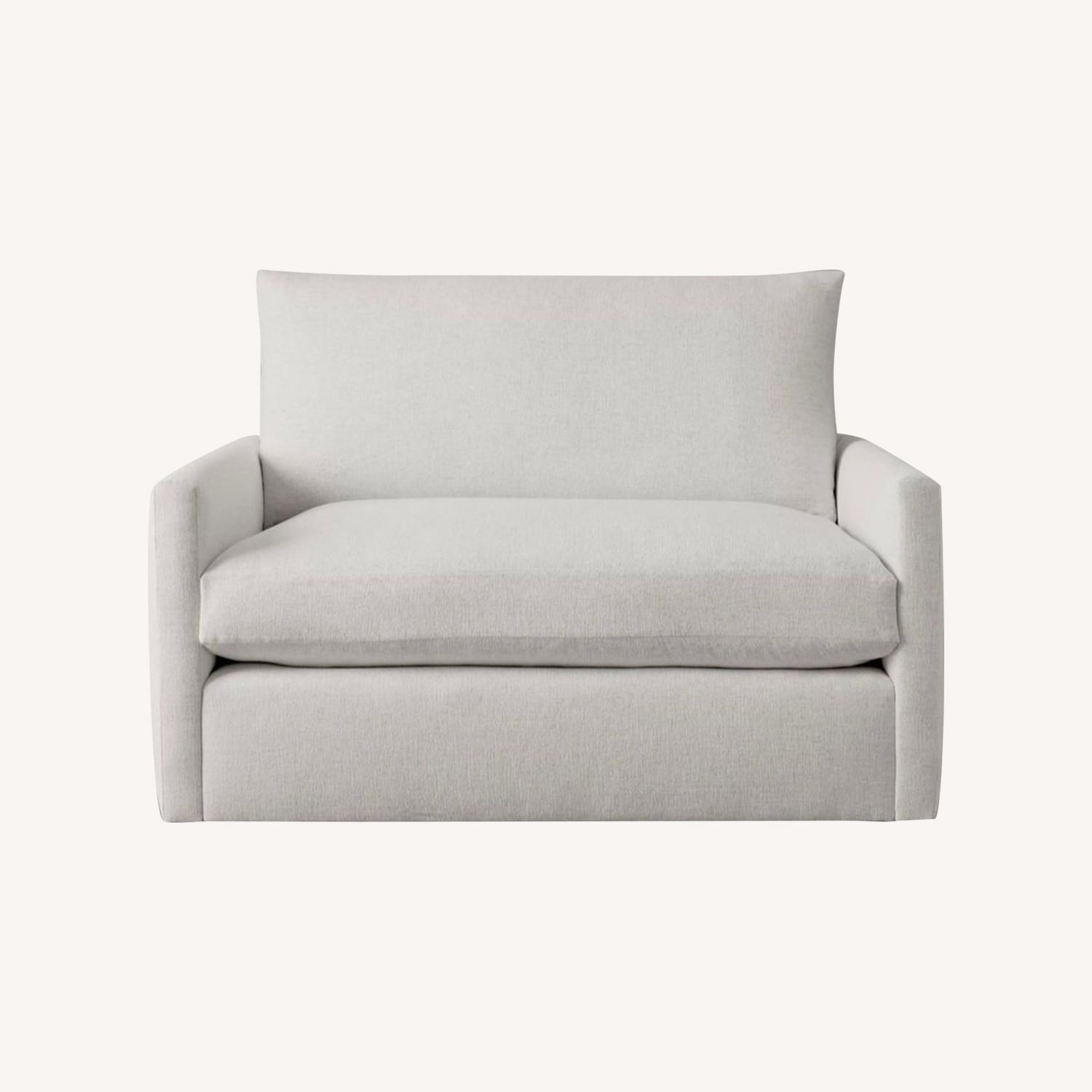 Arhaus Kipton Swivel Chairs (x2) - AptDeco
