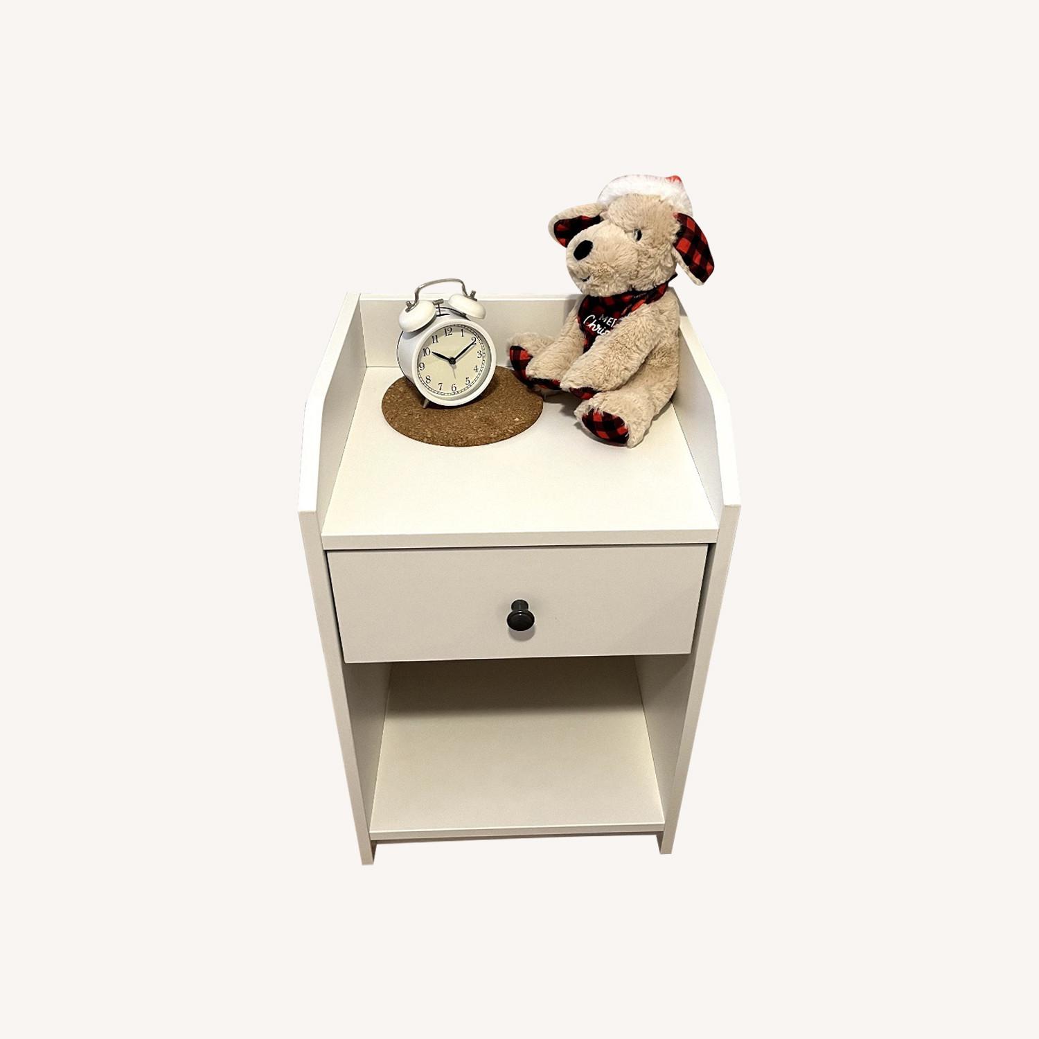 IKEA Hauga White Nightstand - image-0