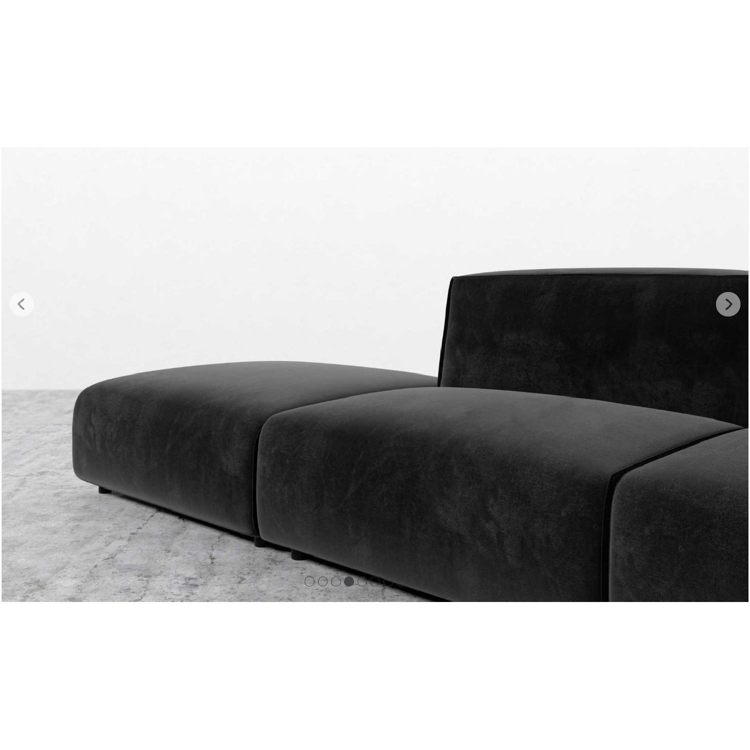 Rove Concepts Arya Deep Black Velvet 3-Piece Sofa - image-11