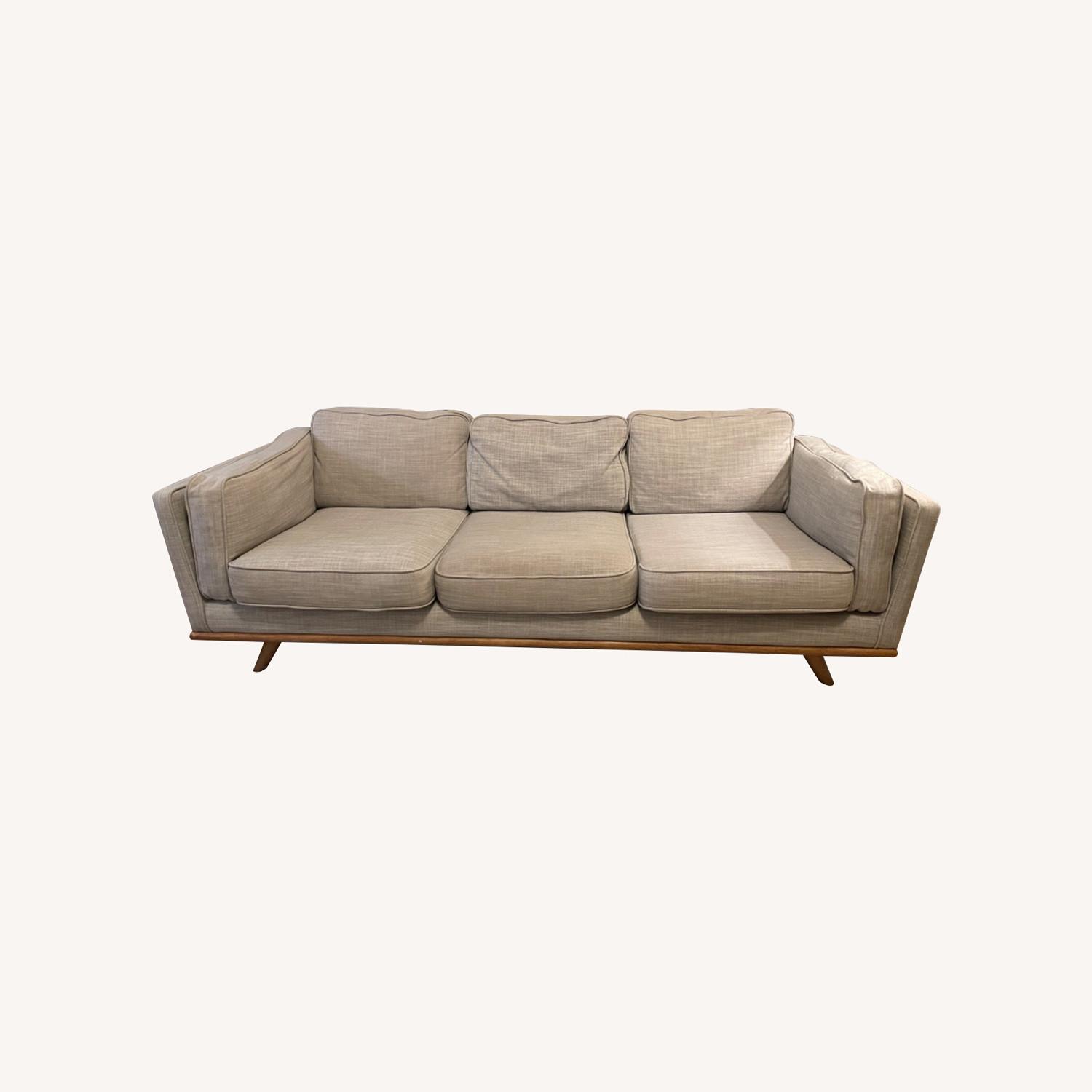 Article Cloud Gray Timber Sofa - image-0
