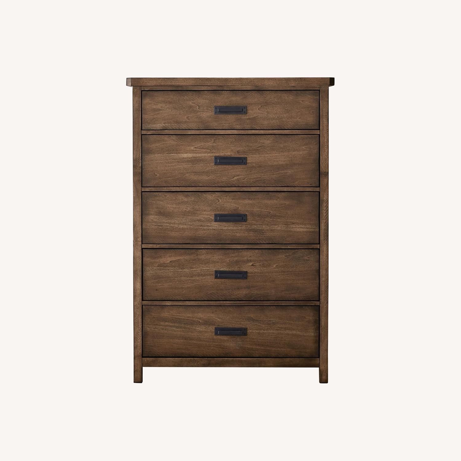 Pottery Barn Mateo 5 Drawer Tall Dresser - image-0