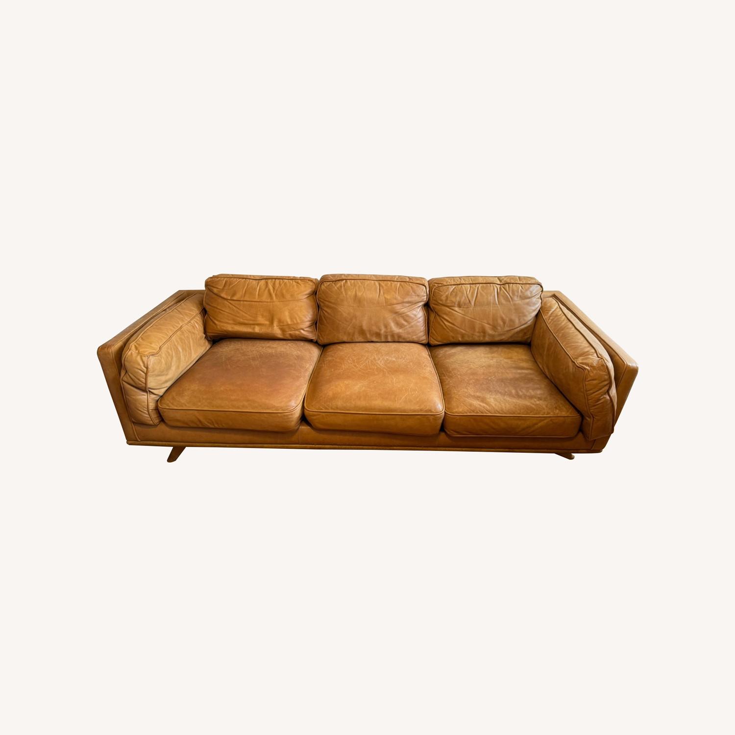 Article Timber Sofa in Charme Tan - image-0