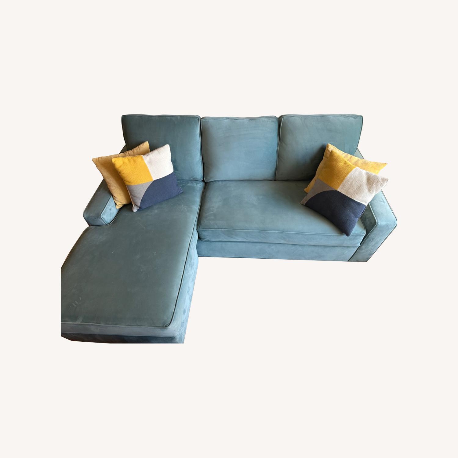 Velvet Queen Sleeper Sofa - image-0