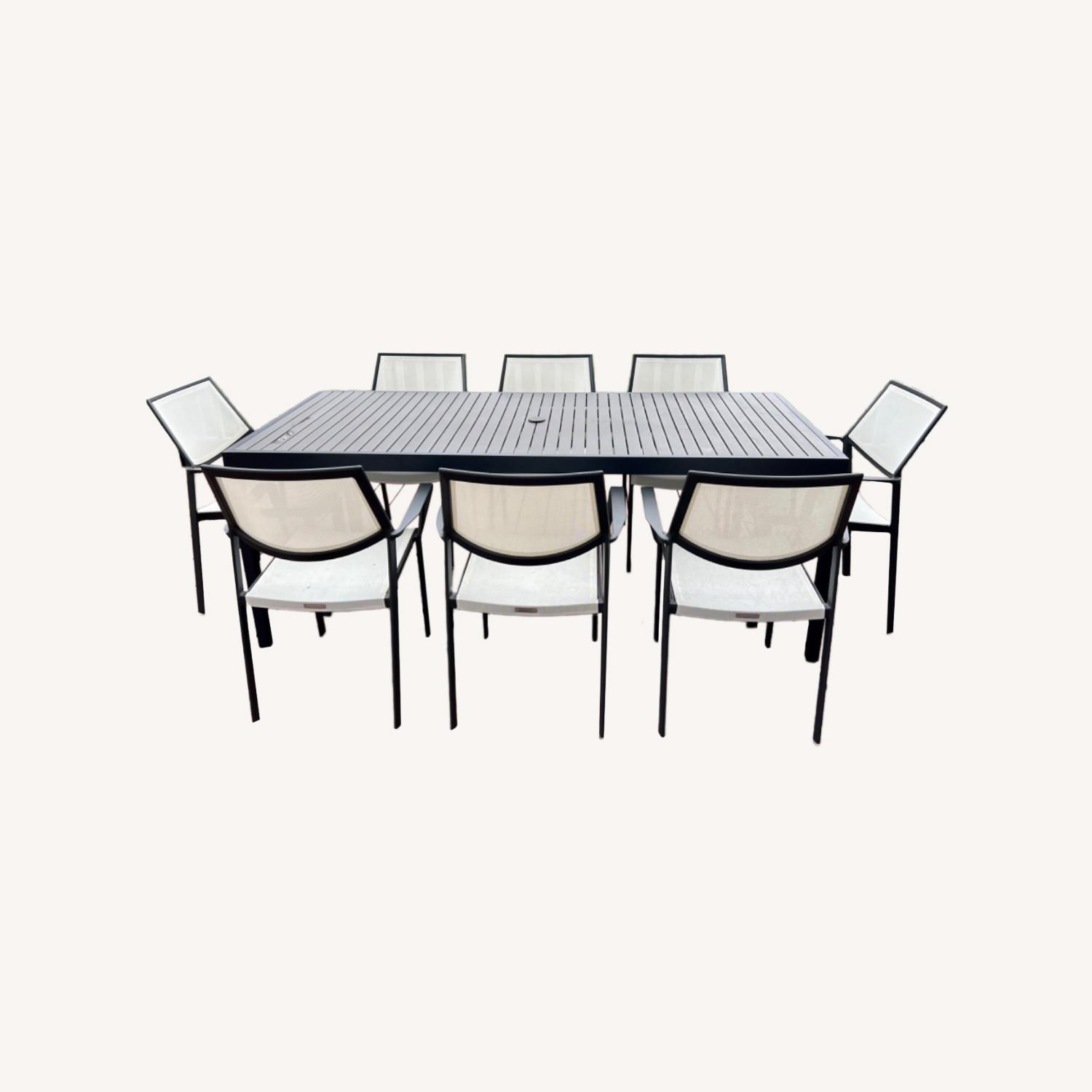 Crate & Barrel Alfresco Outdoor Dining Table - image-0