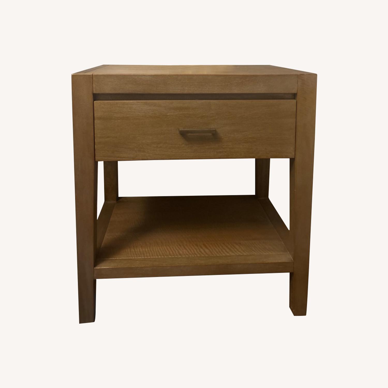 Crate and Barrel Nightstand - image-0
