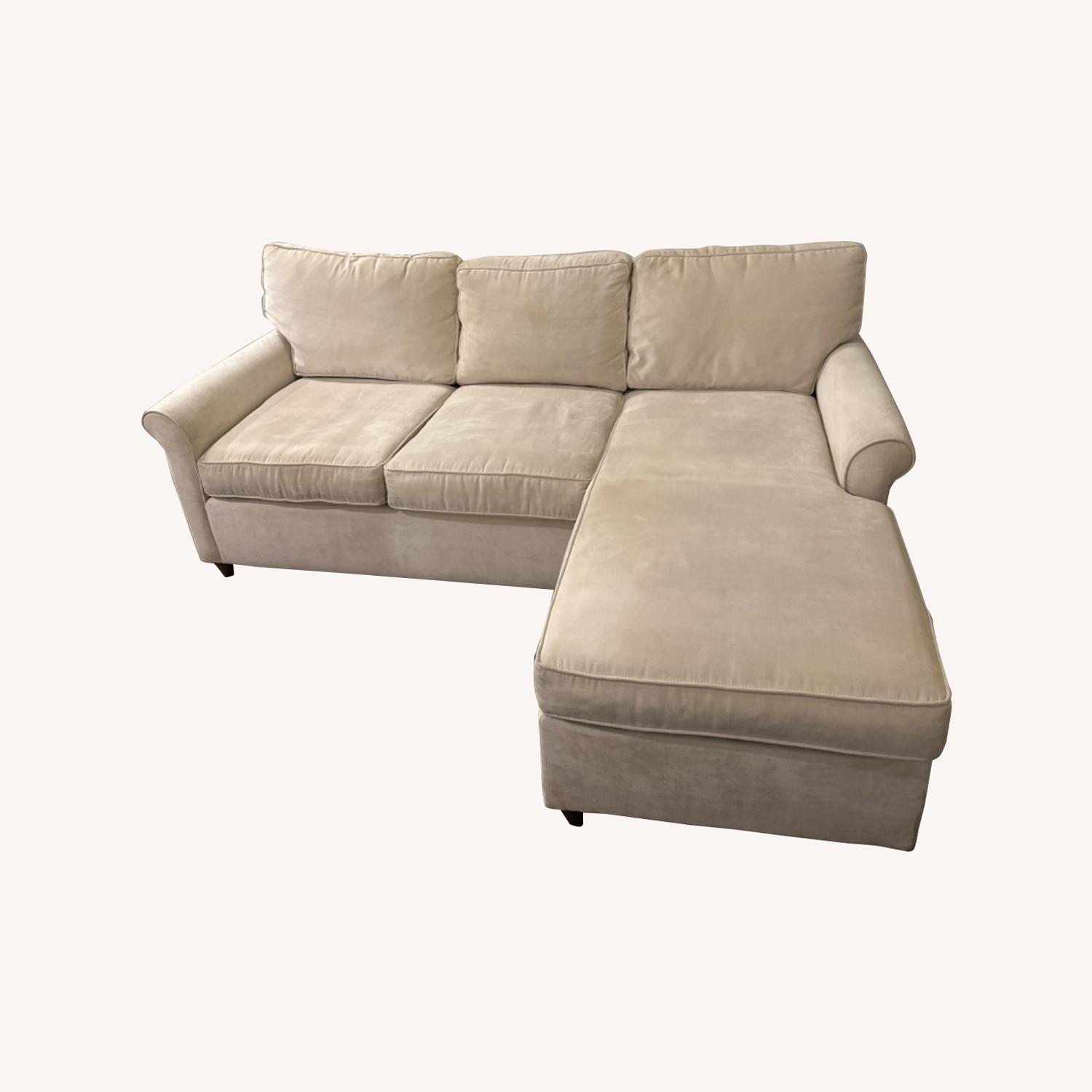 Macy's Reversible Chaise Sectional Sofa with Storage - image-0