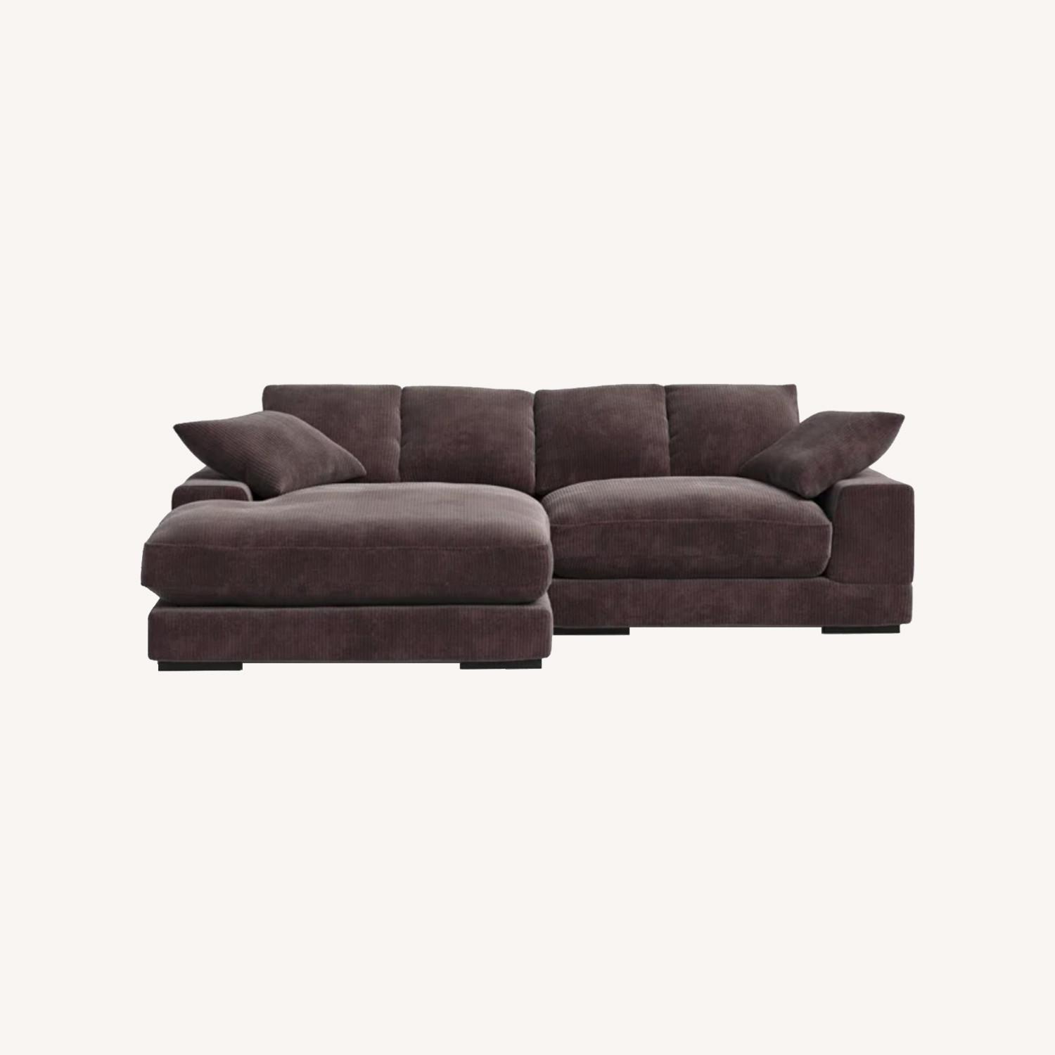 AllModern Brown Sofa - image-0