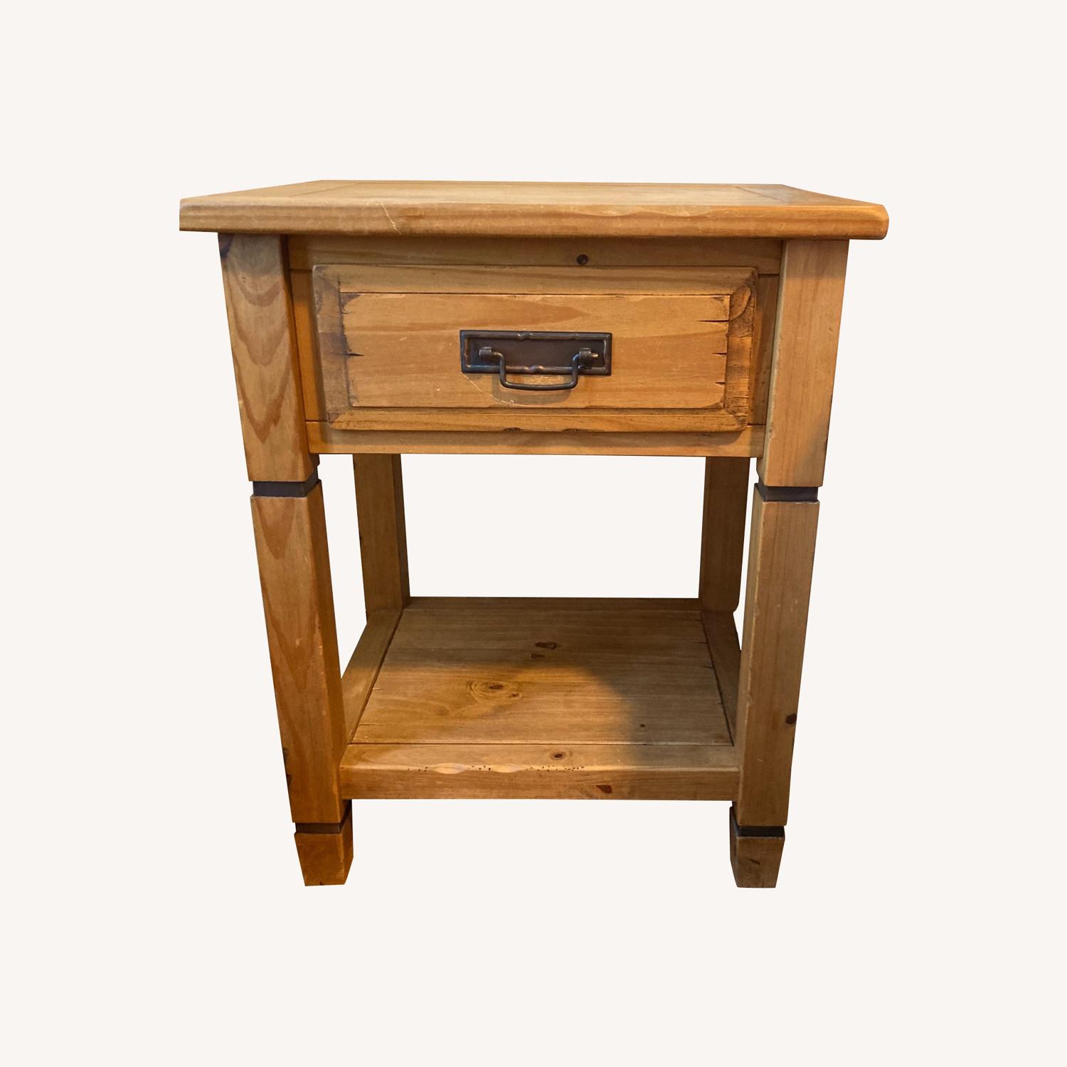 Pier 1 Imports Nightstands, Pine - image-0