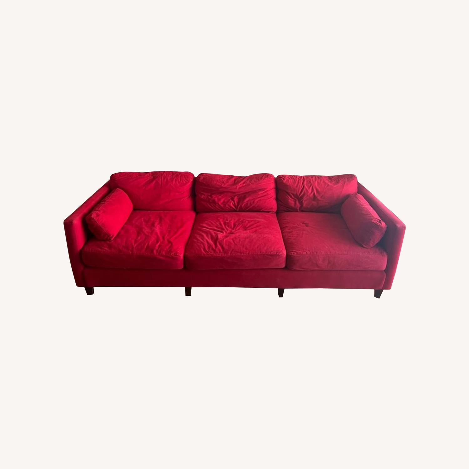 Unique Red Couch - image-0