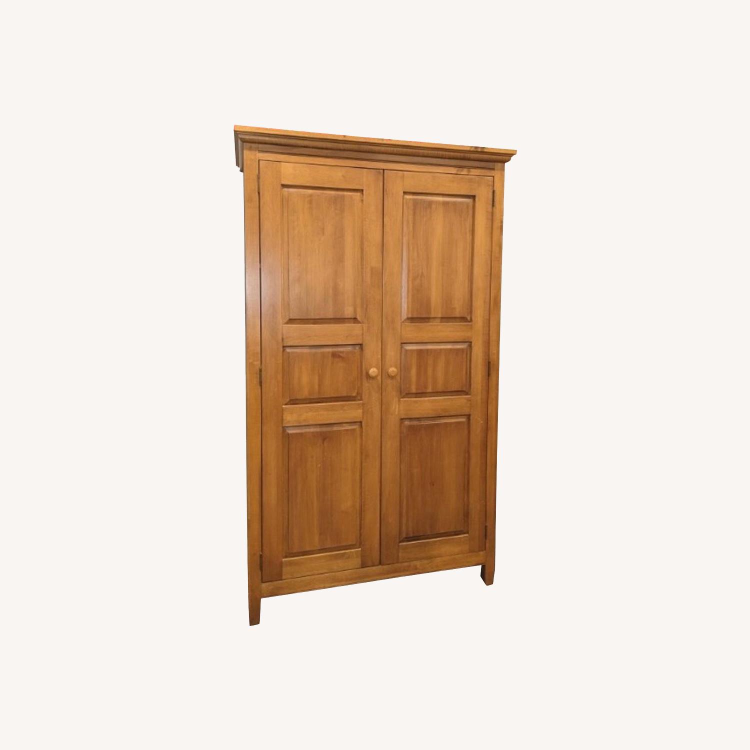 Ethan Allen Solid Wood Armoire - image-0