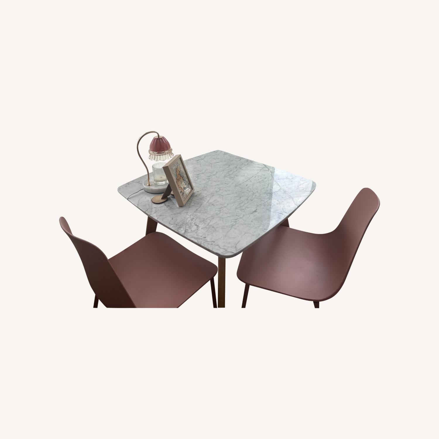 Article Vena Oak Caf Table - AptDeco