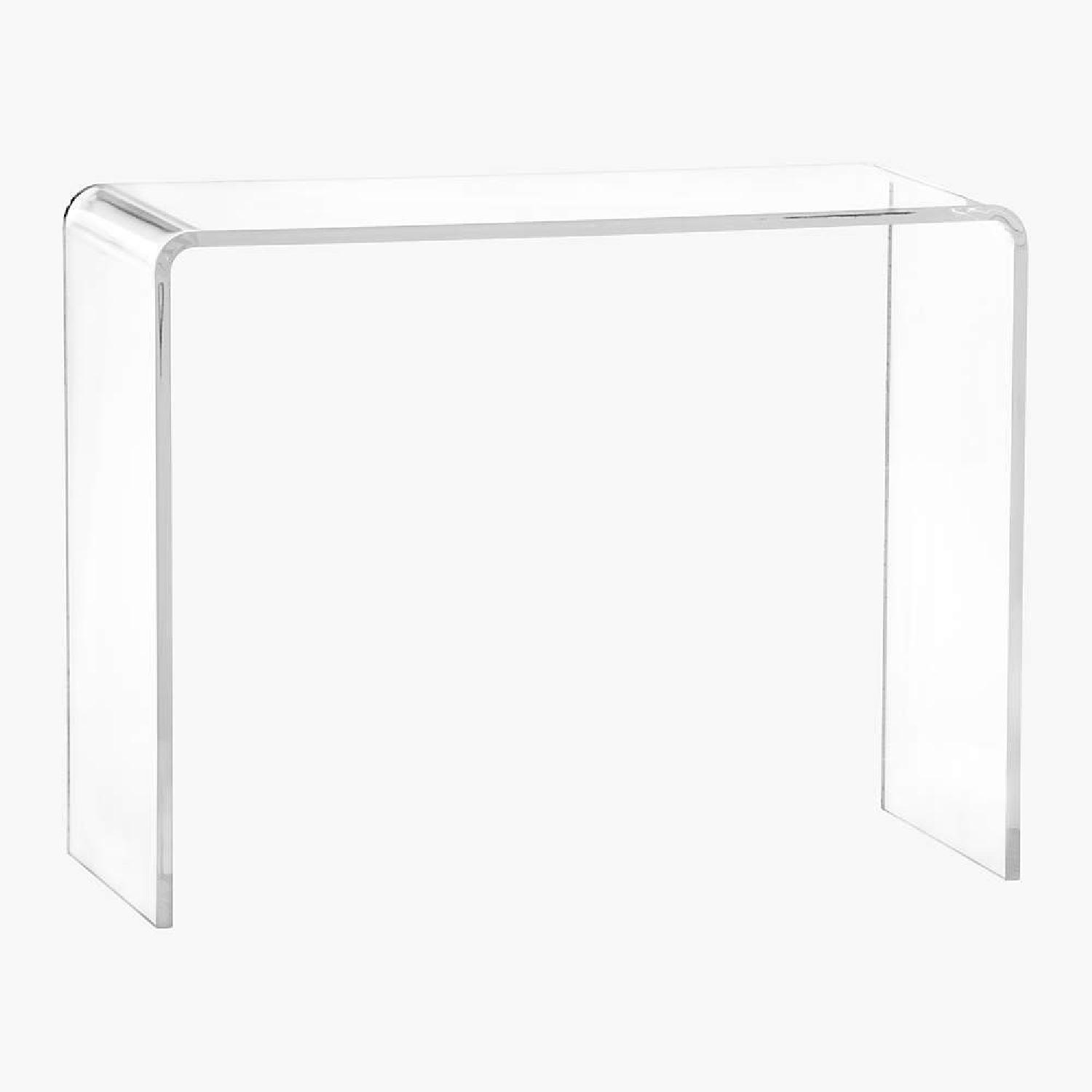 CB2 Peekaboo Acrylic Desk - image-4