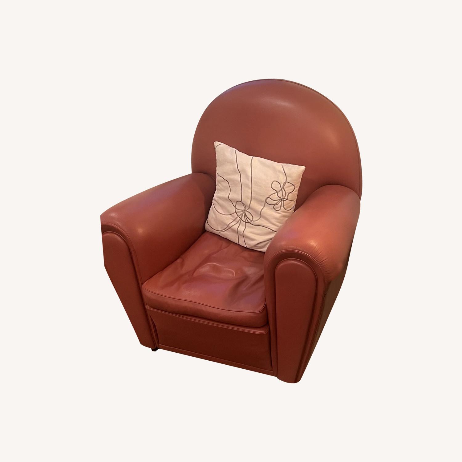 Poltrona Frau Vanity Fair Pink Leather - image-0