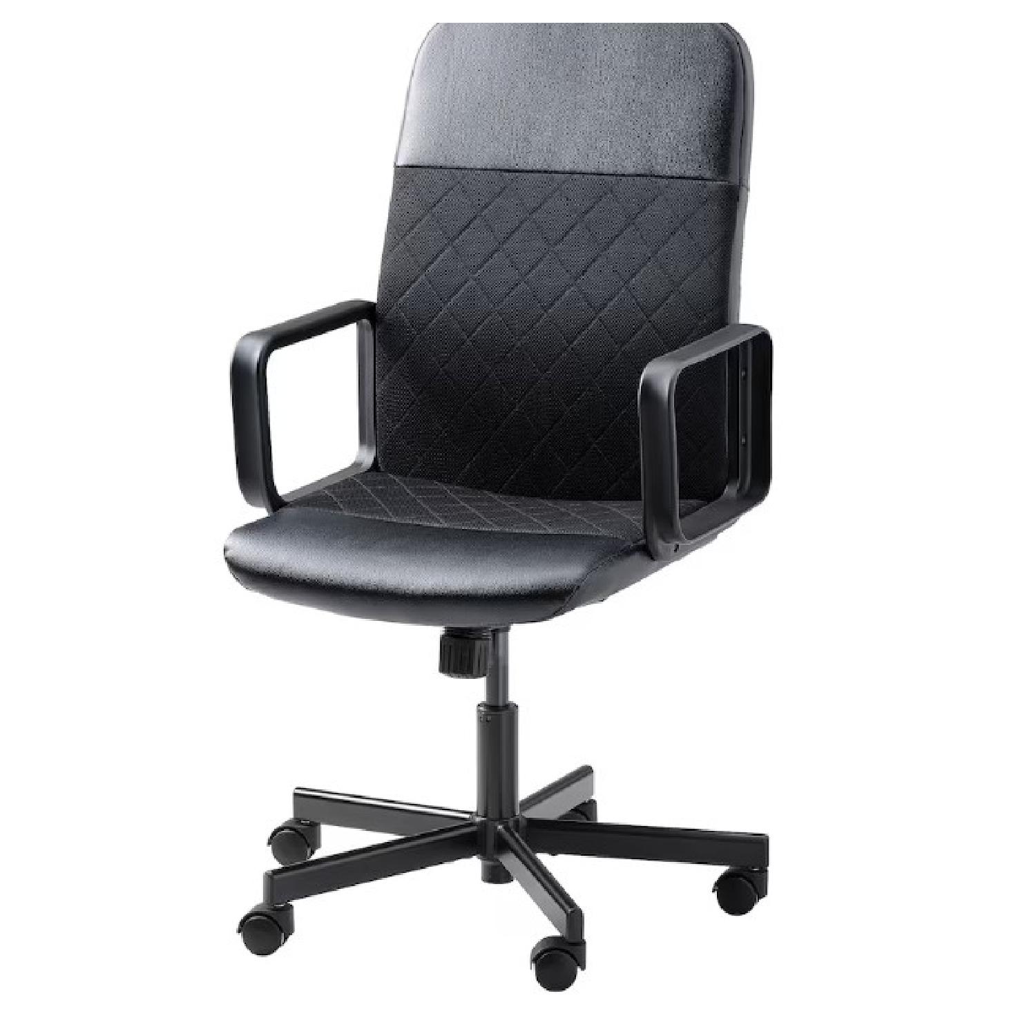 IKEA Swivel Chair, Bomstad Black - image-5