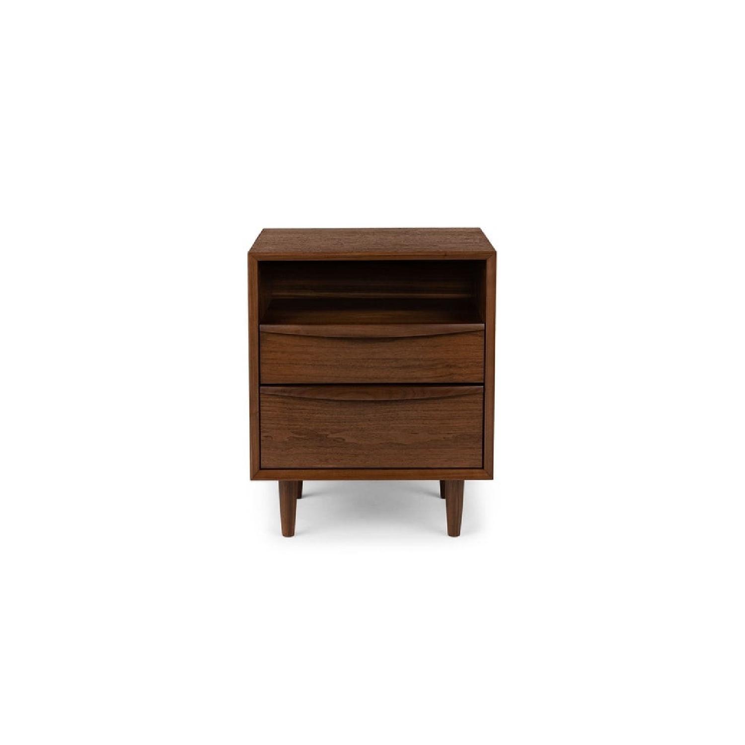 Article Lenia Walnut 2-Drawer Nightstands 2 - image-4