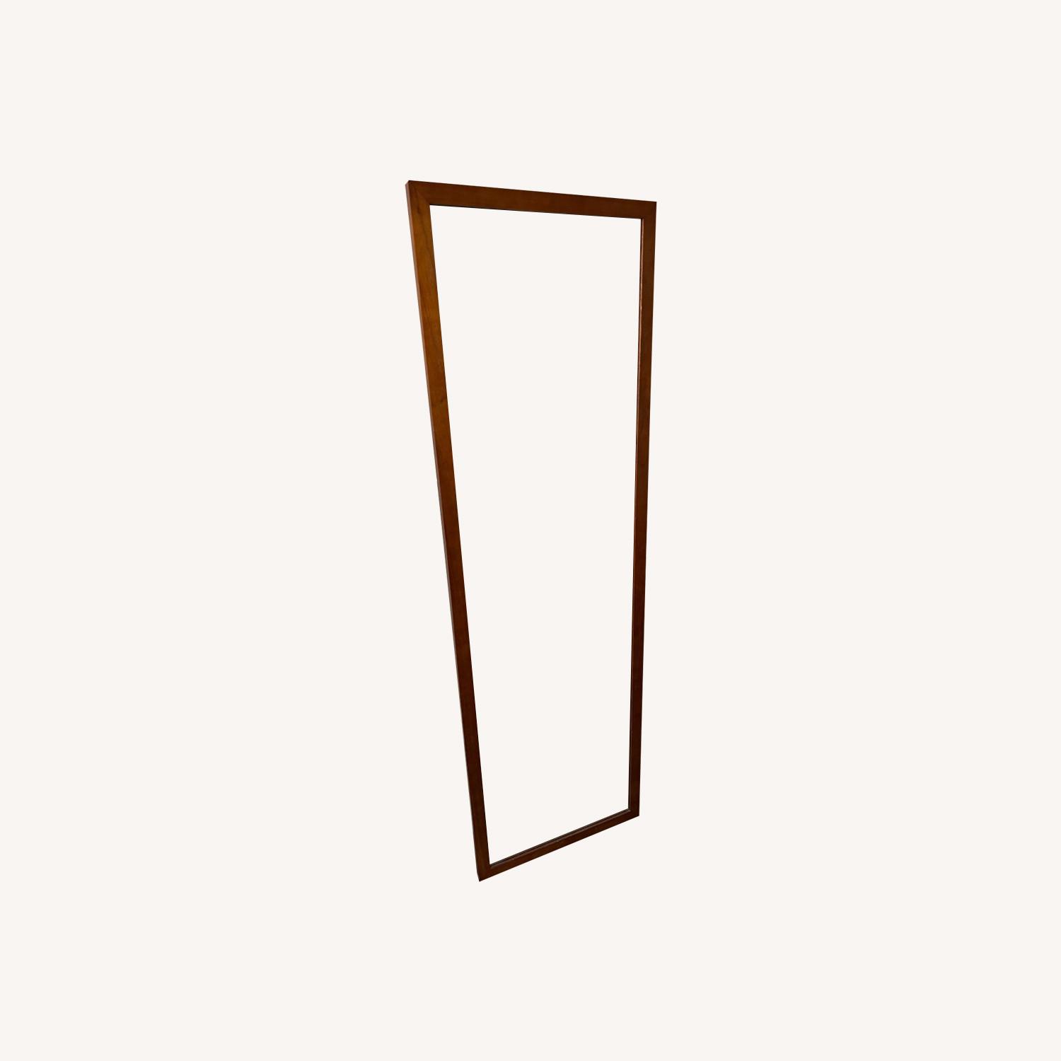 Target Wooden Floor Mirror with Ladder - image-0