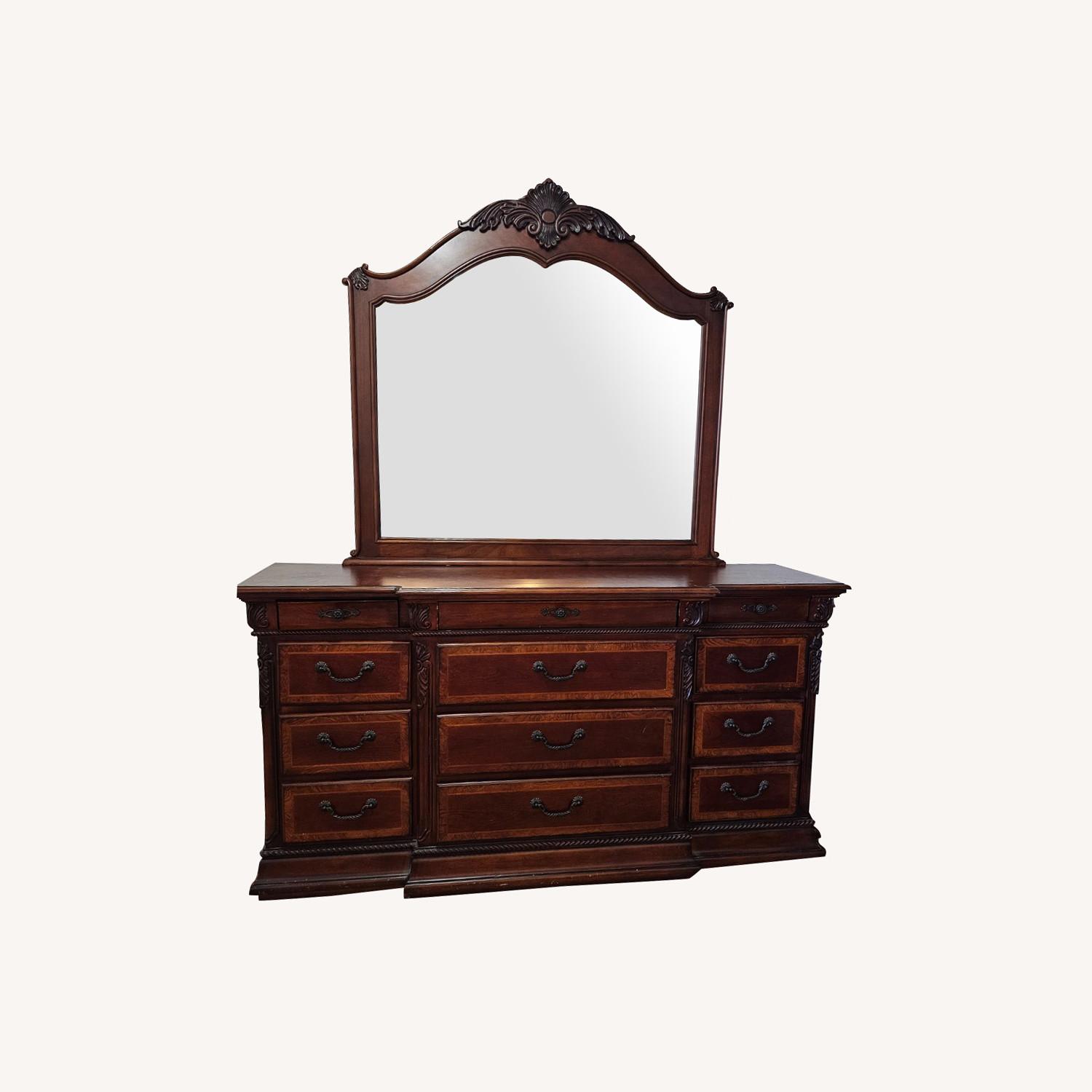 Raymour and Flanigan Dresser with Mirror - image-0