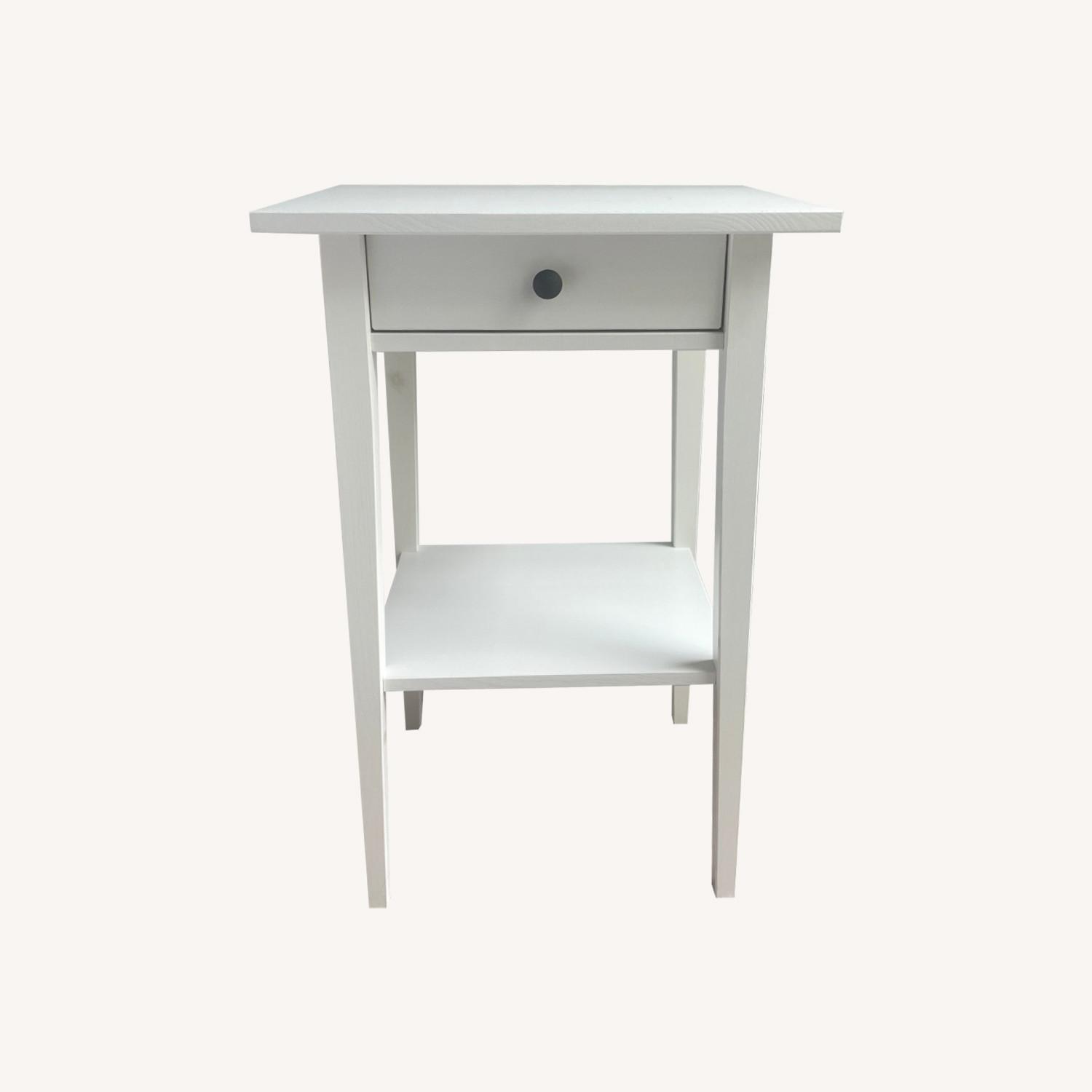 IKEA White Nightstands - image-0
