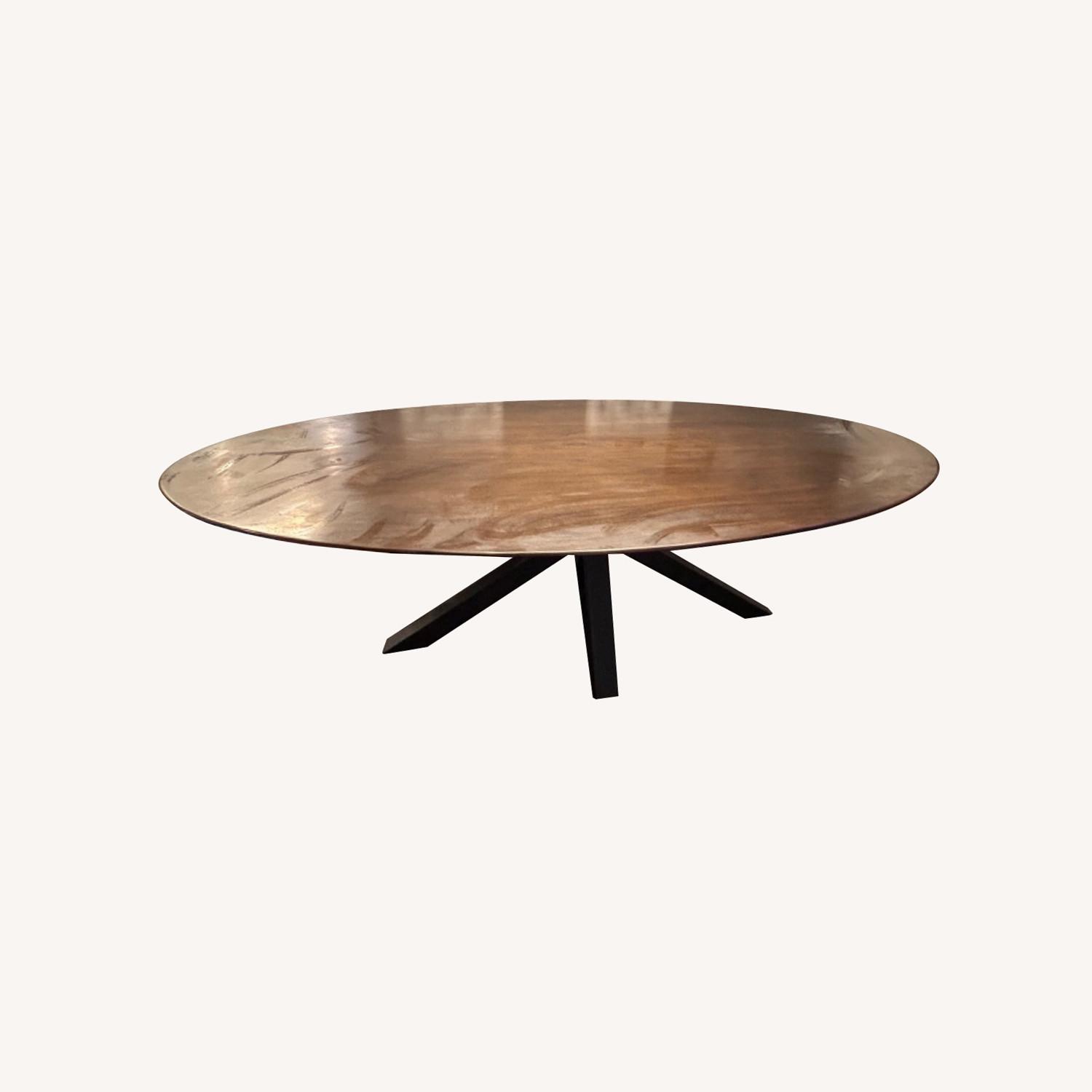 Restoration Hardware Oval Dining Room Table - image-0