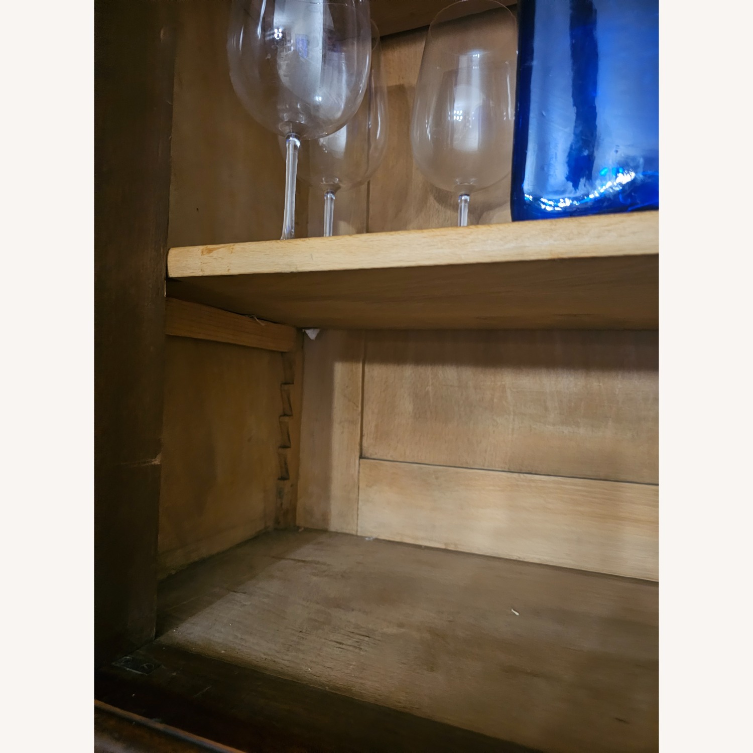 French Country Carved Hutch - image-12