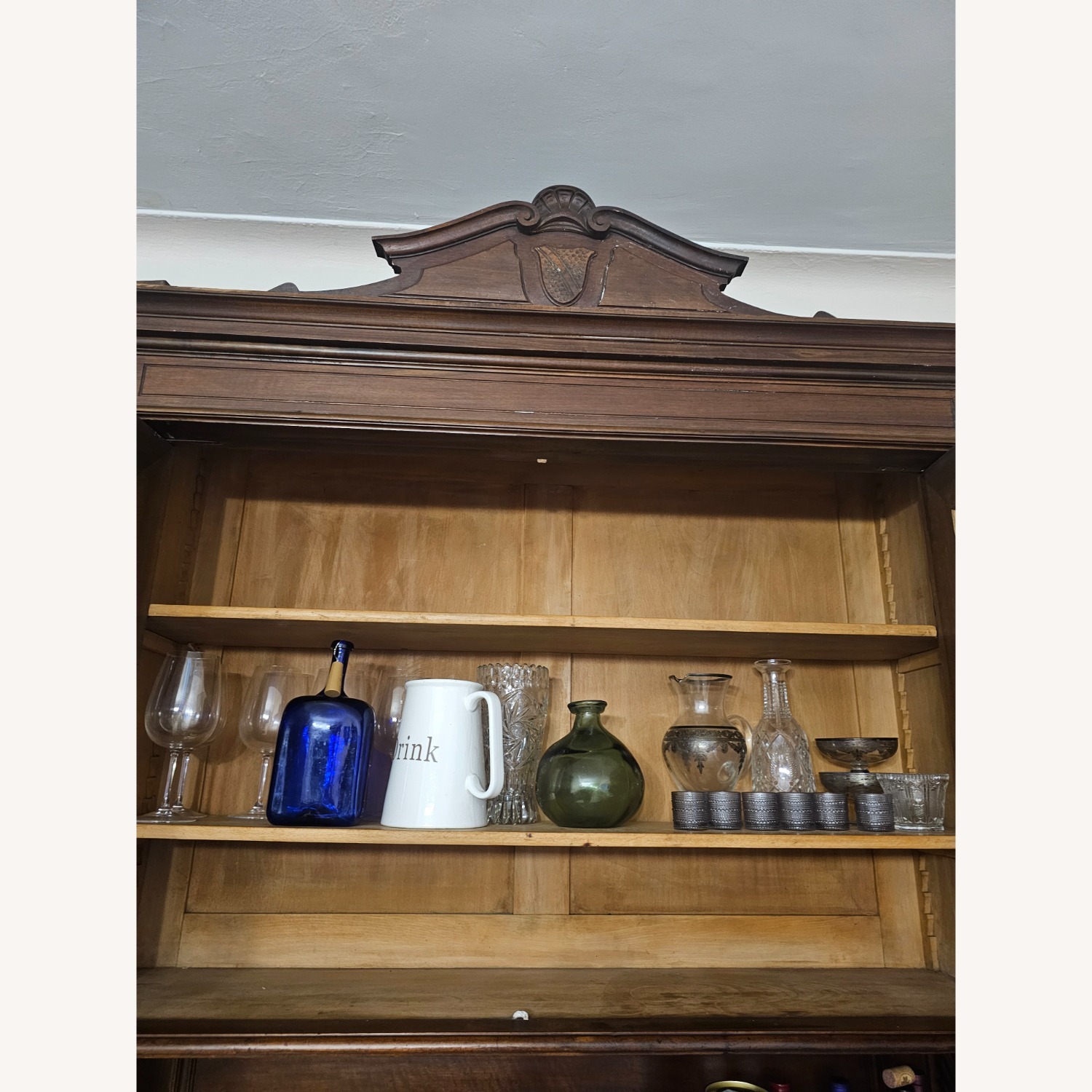 French Country Carved Hutch - image-10
