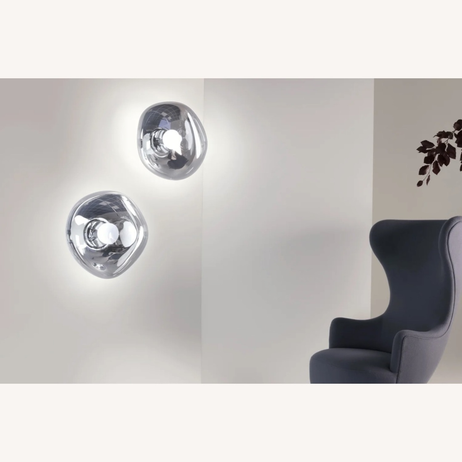 Tom Dixon Melt Wall Light Silver - image-6