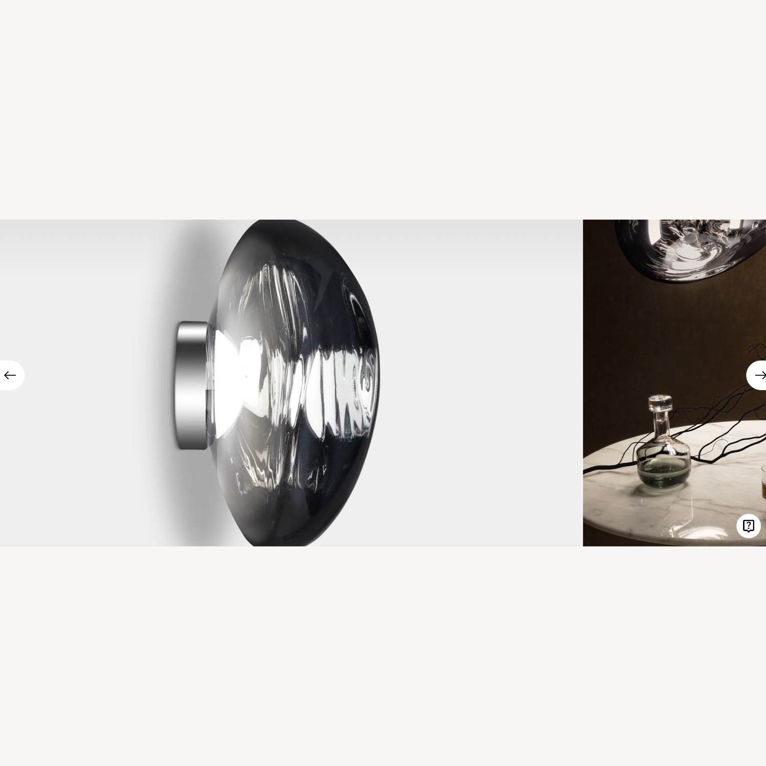 Tom Dixon Melt Wall Light Silver - image-7