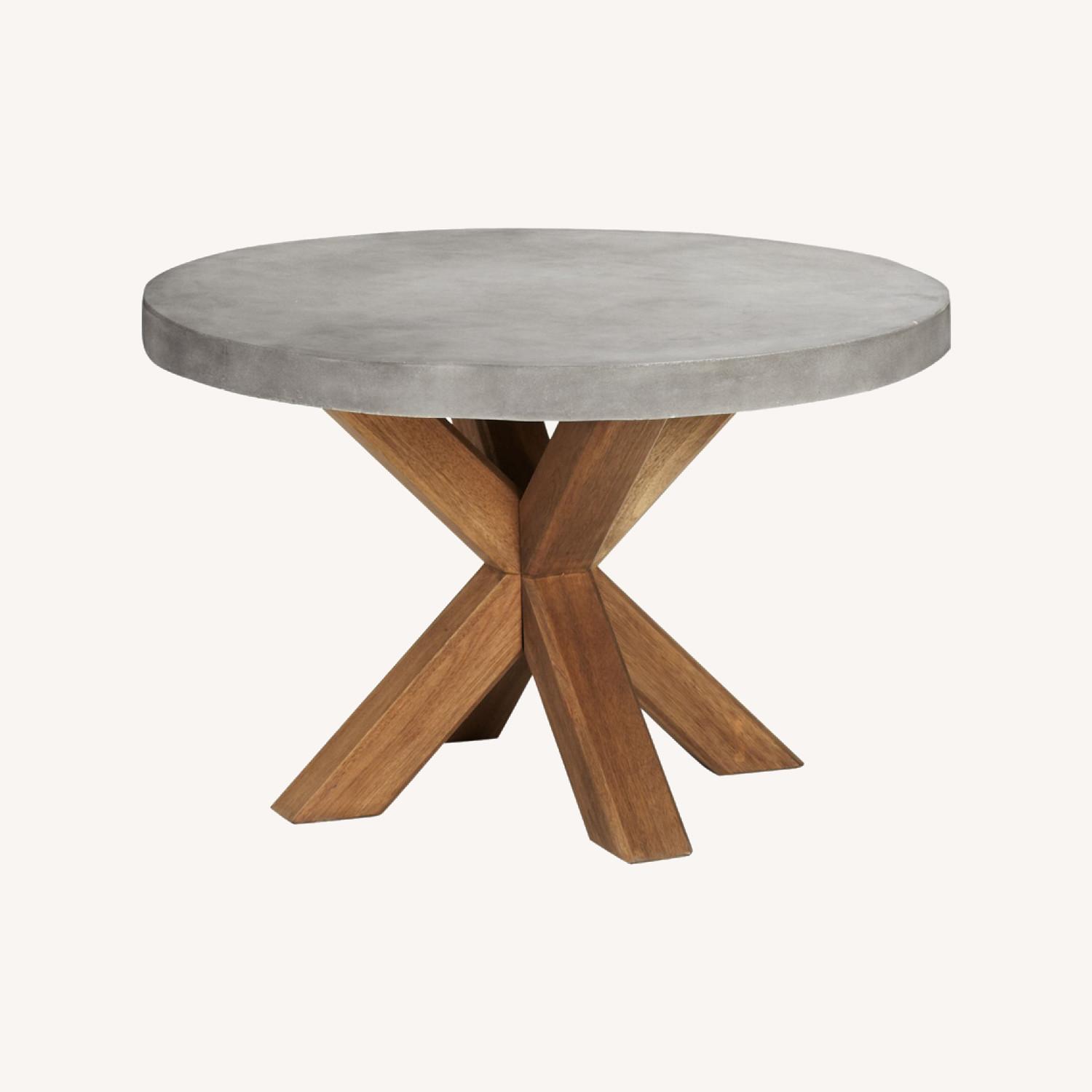 Pottery Barn Abbott Concrete Dining Table - image-0