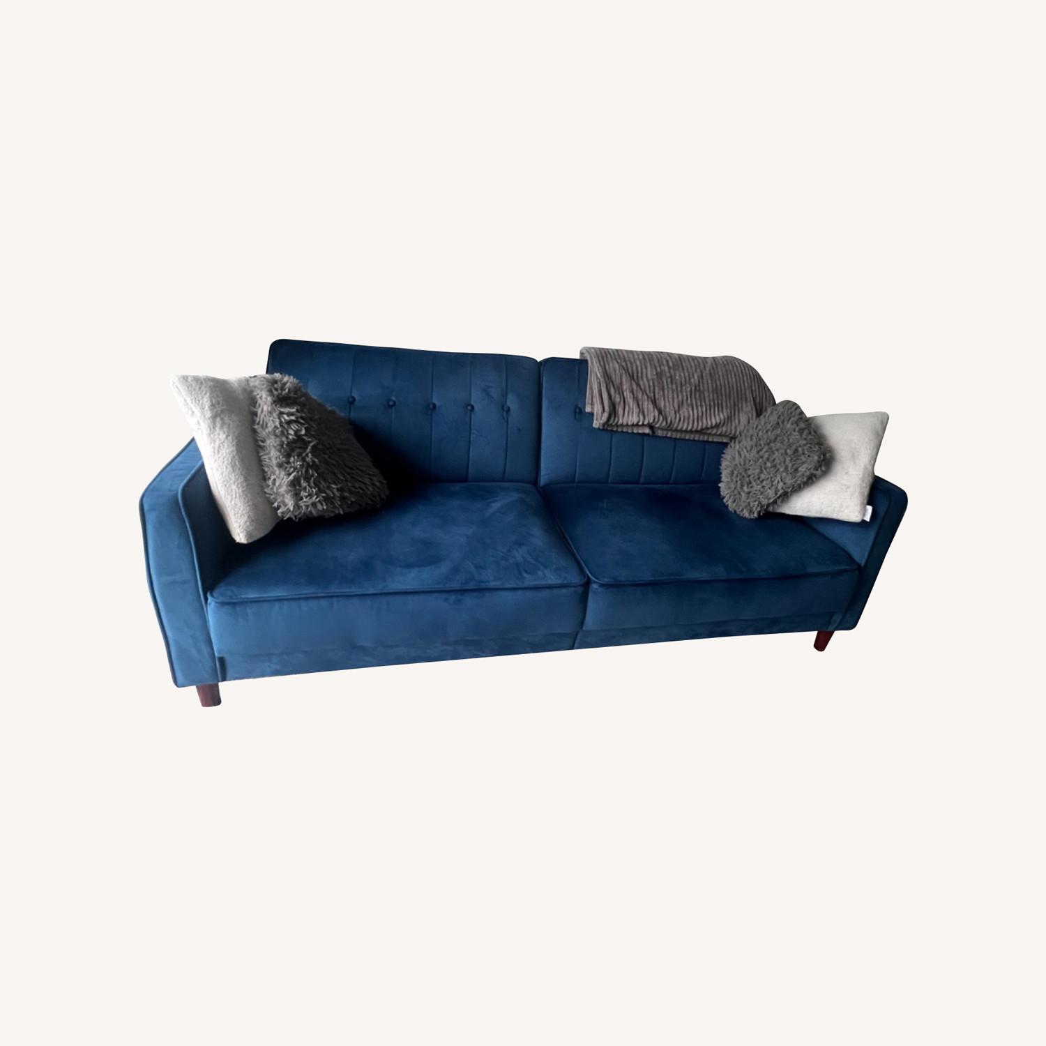 Mercury Row Velvet 81.5" Sleeper Sofa - image-0