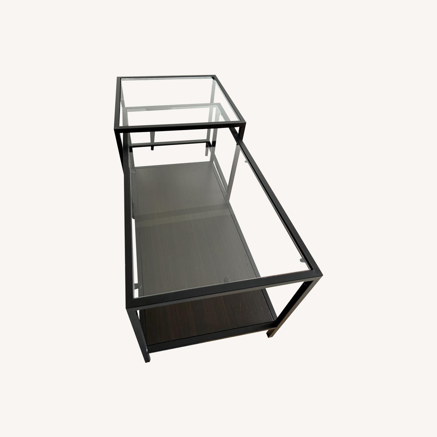 IKEA Nesting Tables (Metal + Glass) - image-0