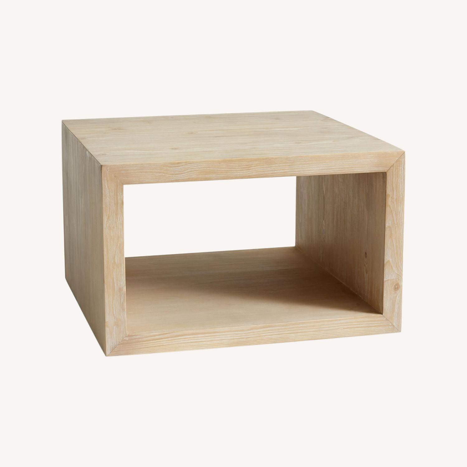 Pottery Barn Folsom Small Square Coffee Table - image-0